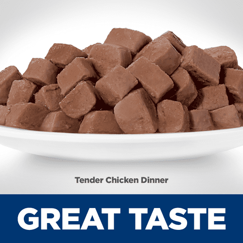 Hills SD Feline Tender Chicken Dinner Adult 7+ Pouch