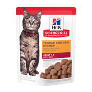 Hills SD Feline Tender Chicken Dinner Adult 1-6 Pouch