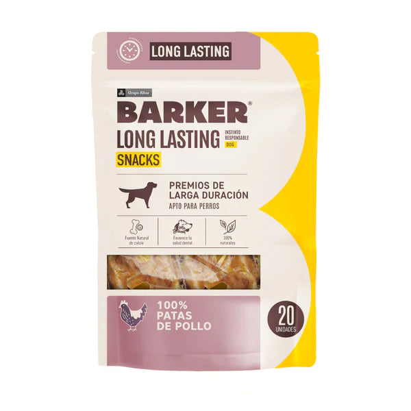 Barker Long Lasting Patas de Pollo x 20und