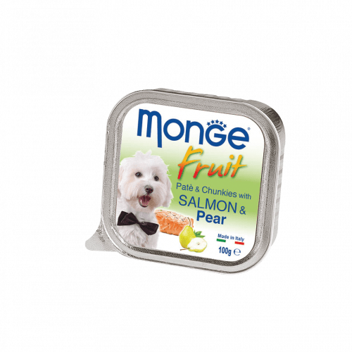 Monge Canine Fruit Salmón y Pera 100Gr
