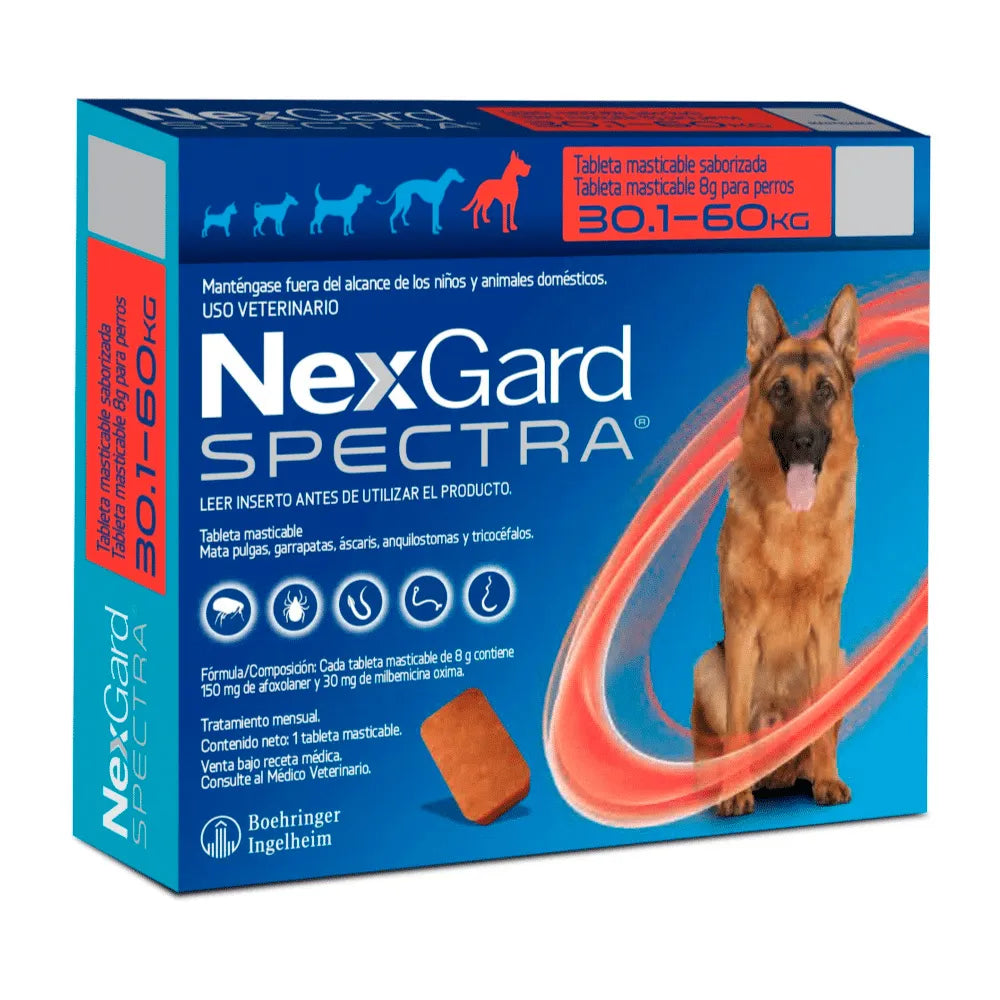 Nexgard Spectra XL x 3 Tab (30.1-60kg)