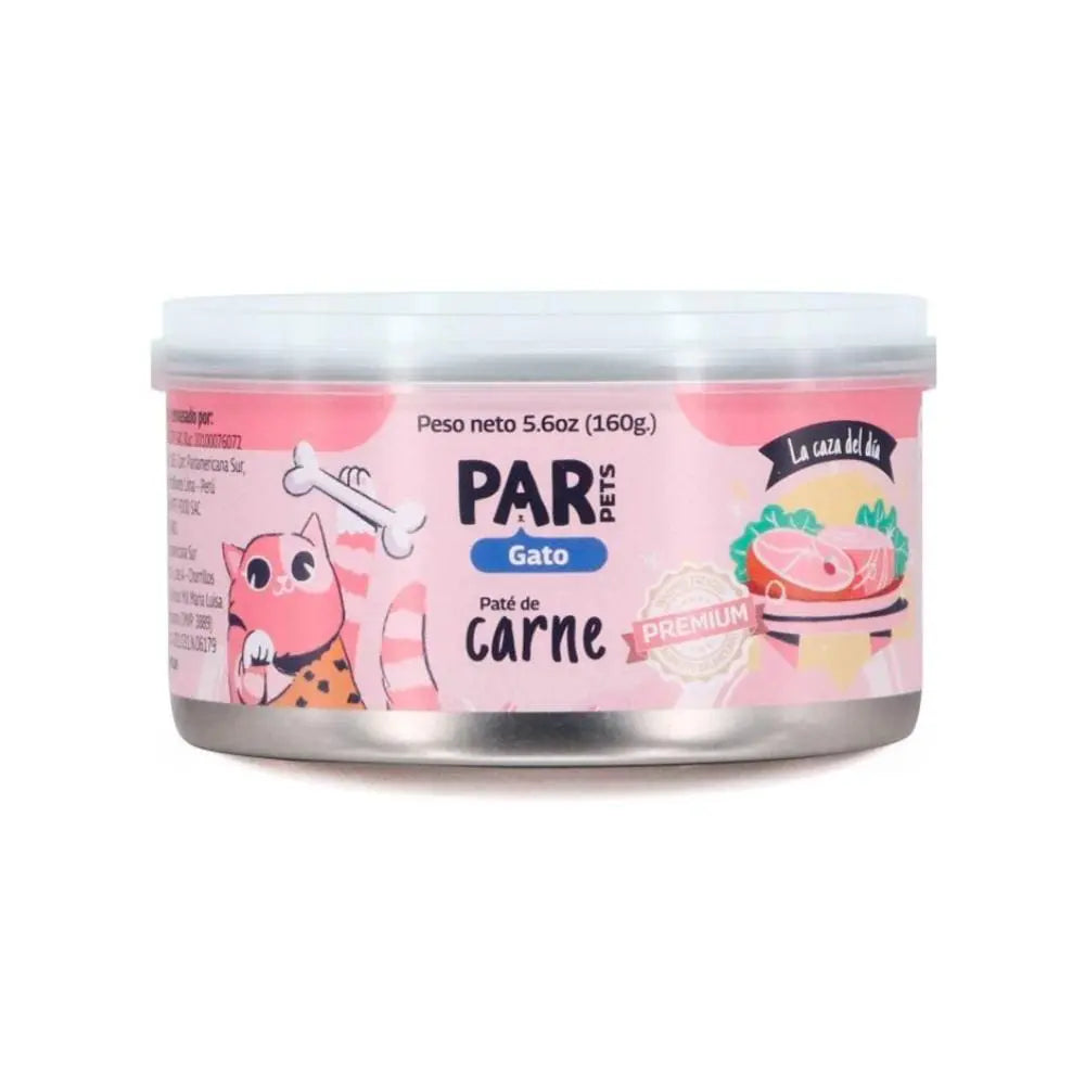 Par Pets Gato Paté de Carne 160 Gr