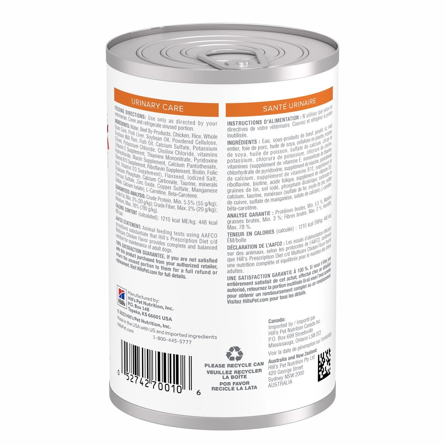 Hills PD Canine C/D Multicare Urinary Care Lata