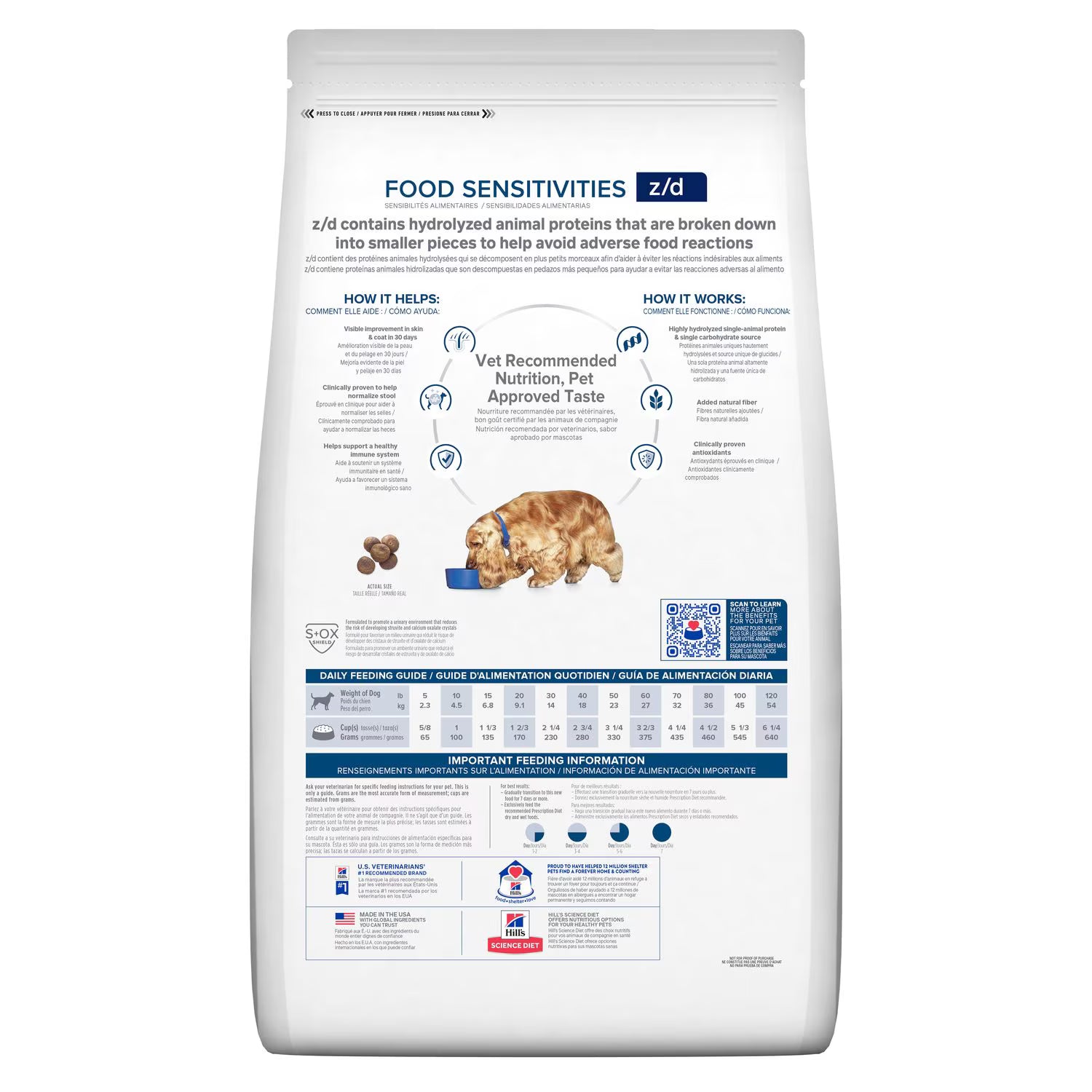 Hills PD Canine Z/D - Skin/Food Sensitivities