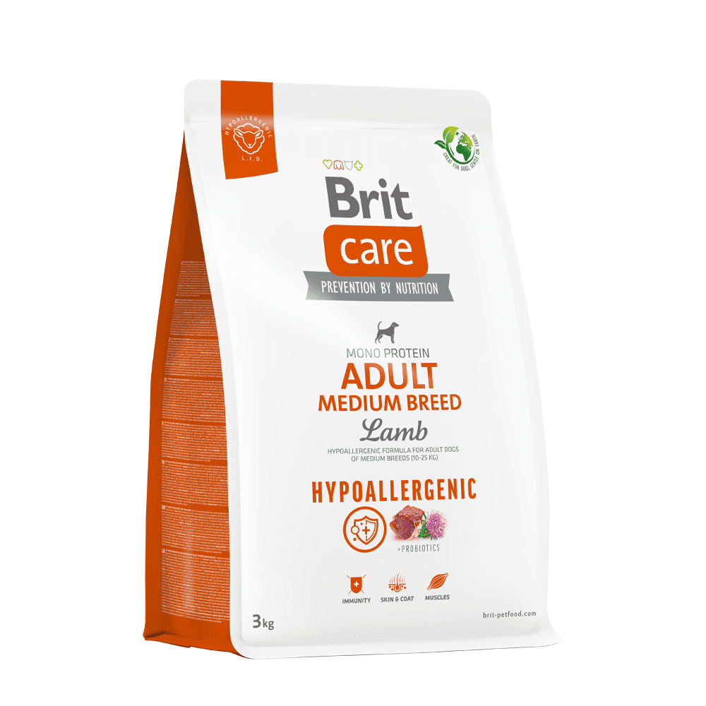 Brit Care Dog Hypoallergenic Adult Medium Breed Lamb